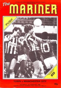 Grimsby Town v Manchester City 1983/84